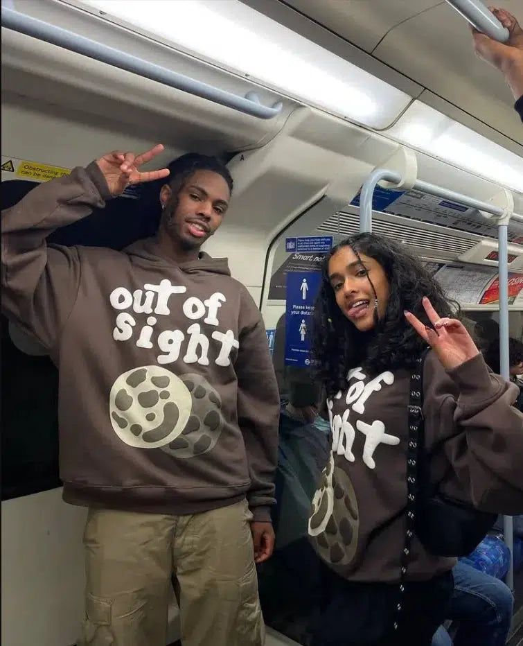 Oversized Y2K Star Letter Foaming Print Zip Up Hoodie