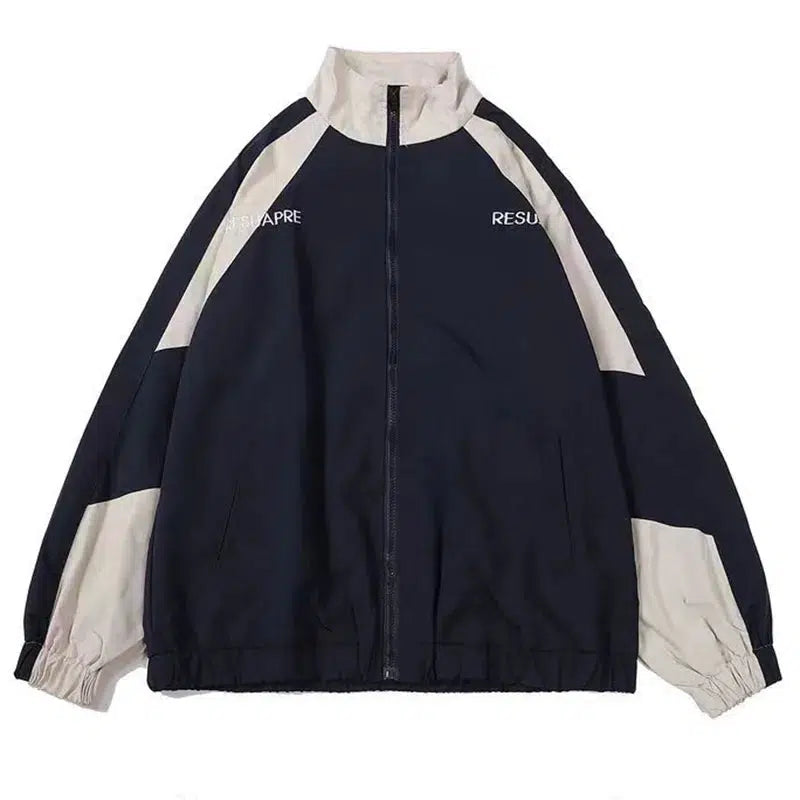 Y2K Baggy Block Jacket