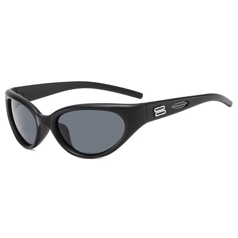 Y2K Cat Eye Goggle Sunglasses