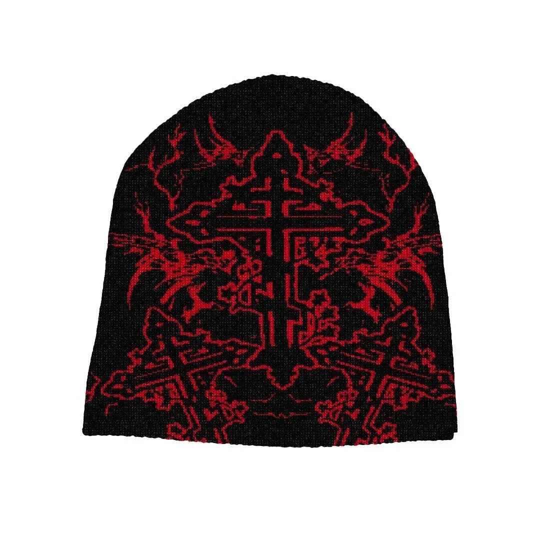 Y2K Cross CROSS Cross Beanie