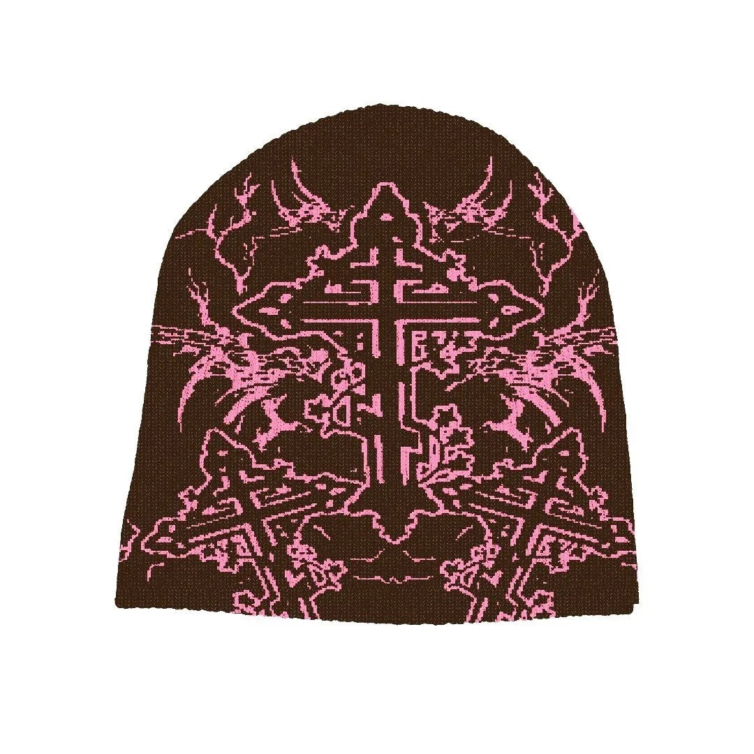 Y2K Cross CROSS Cross Beanie
