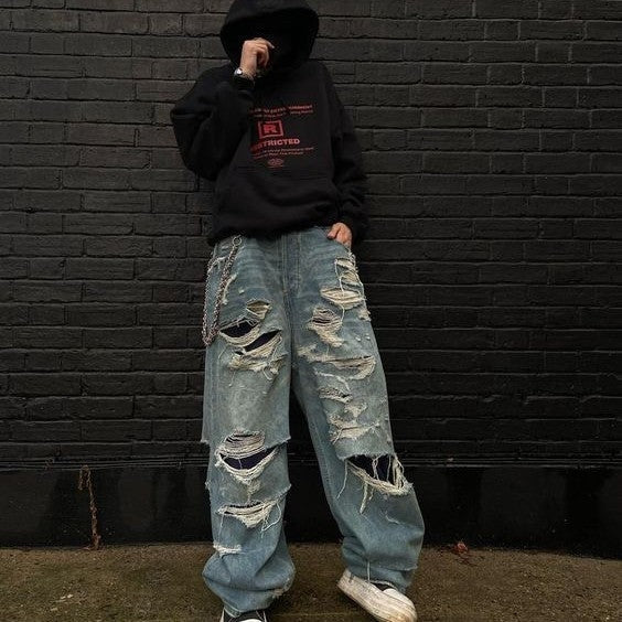 Y2K Distressed Jeans