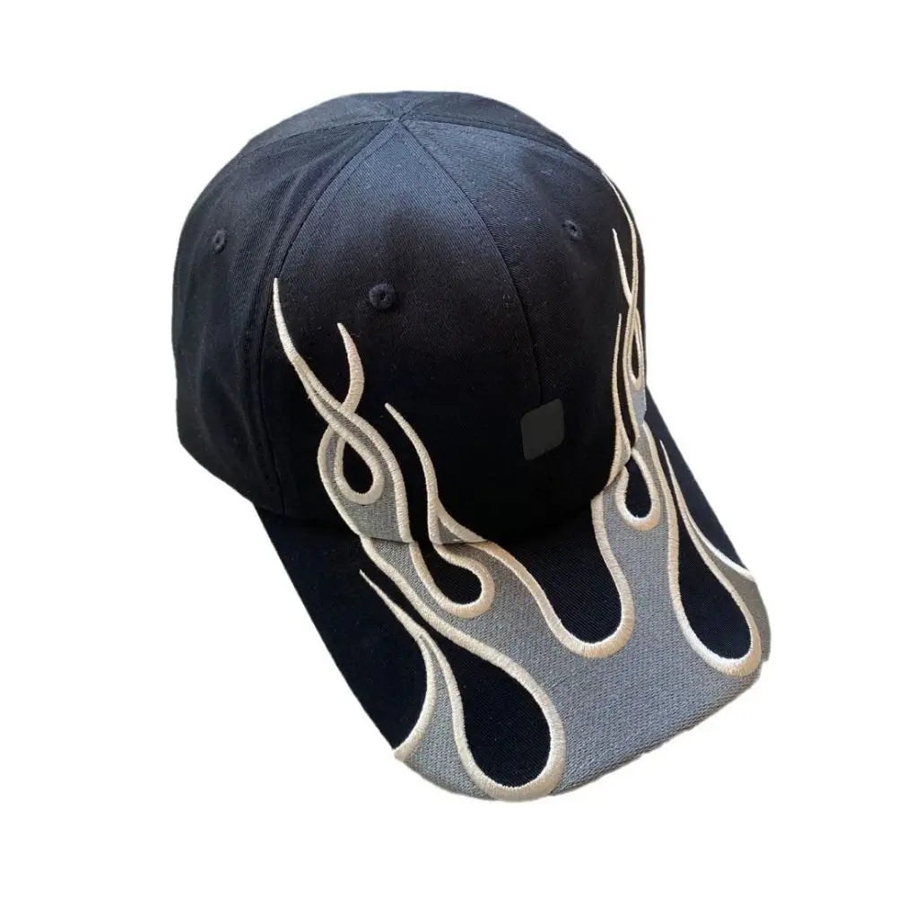 Y2K Flame Baseball Cap