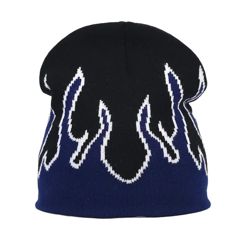 Y2K Flame Beanie