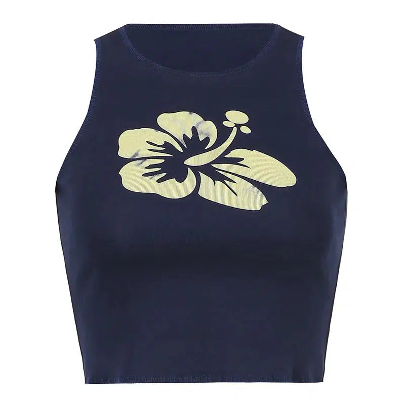 Y2K Floral Tank Top