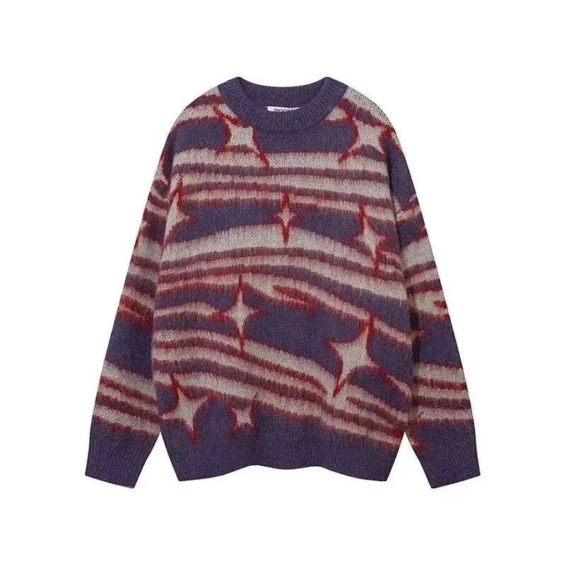Y2K Galaxy Knitted Jumper Sweater