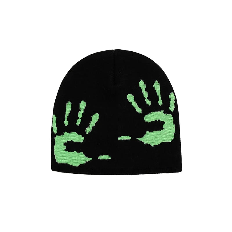 Y2K Hand Print Beanie