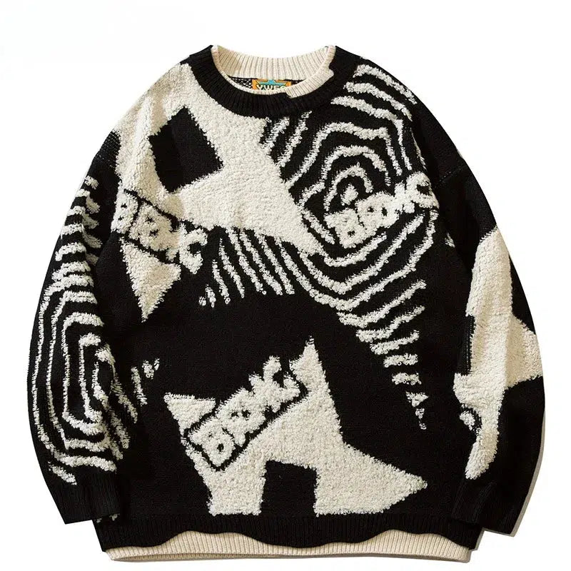 Y2K Knit Shuriken Jumper