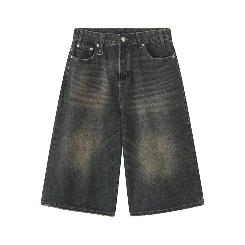 Y2K Long Denim Shorts Jorts