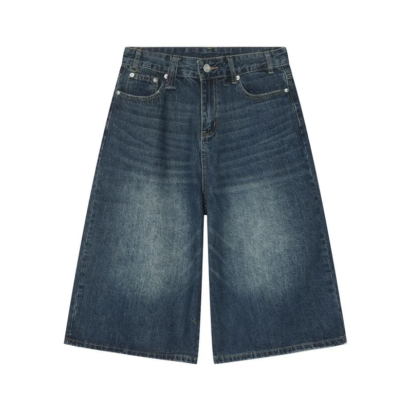 Y2K Long Denim Shorts Jorts