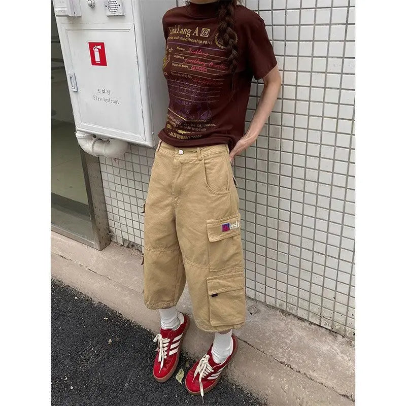 Y2K Oversized Vintage Cargo Jorts