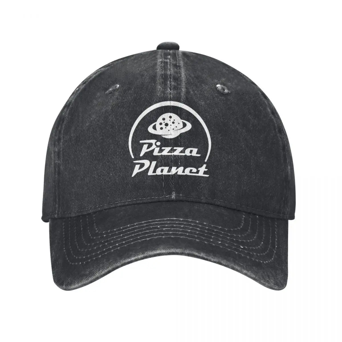 Y2K Pizza Planet Print Baseball Cap