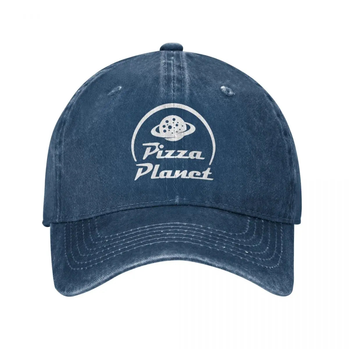 Y2K Pizza Planet Print Baseball Cap