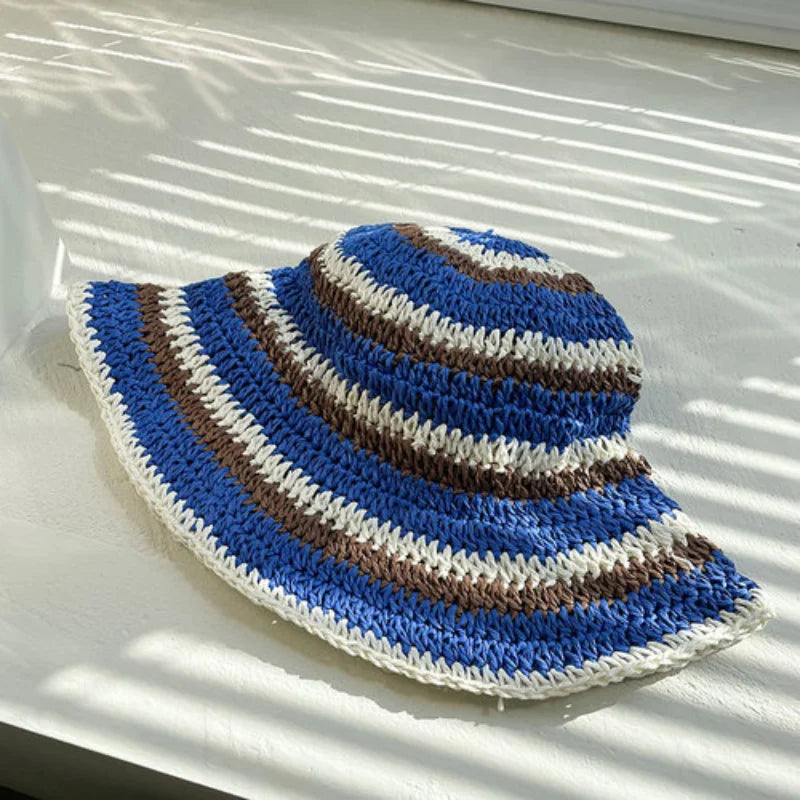 Y2K Seaside Knit Bucket Hat