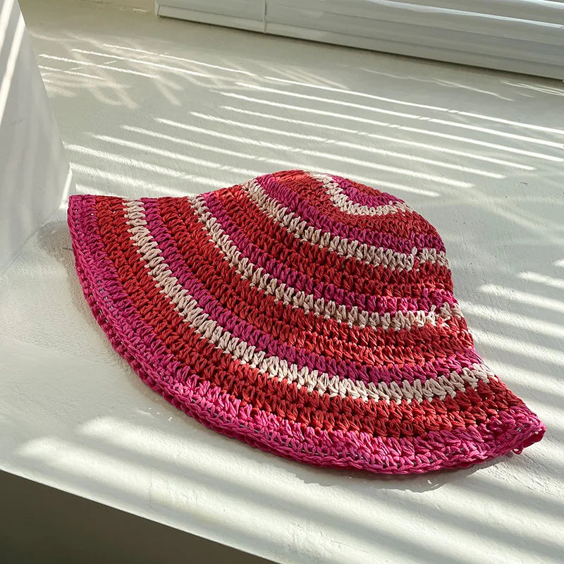 Y2K Seaside Knit Bucket Hat