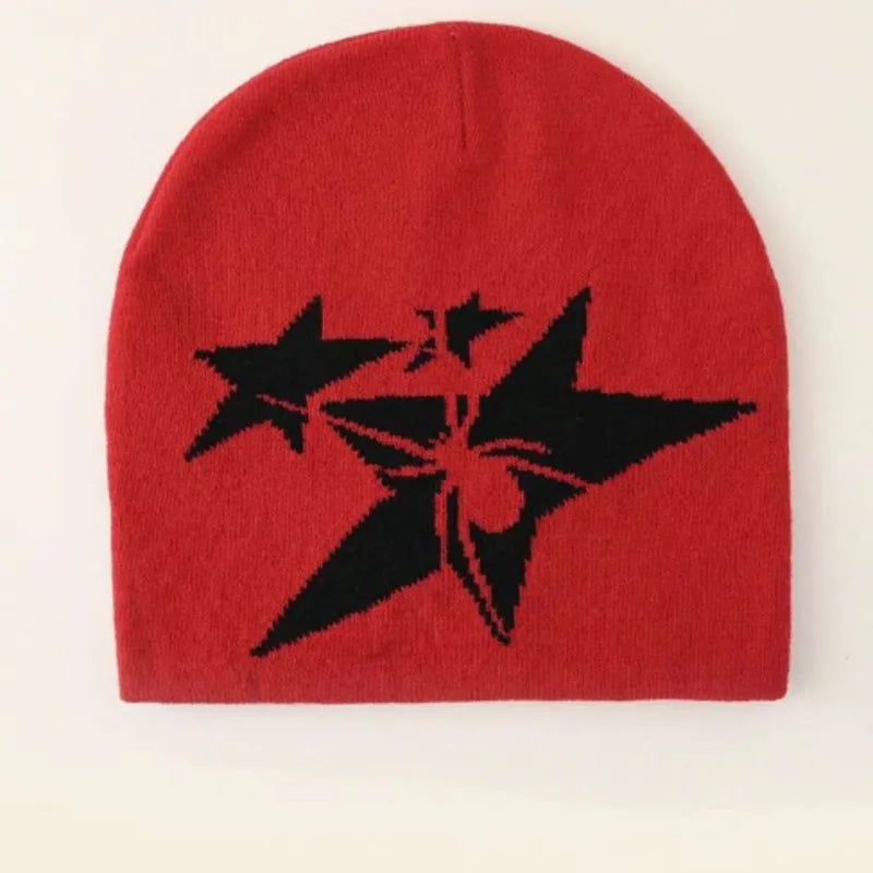 Y2K Spider Star Beanie