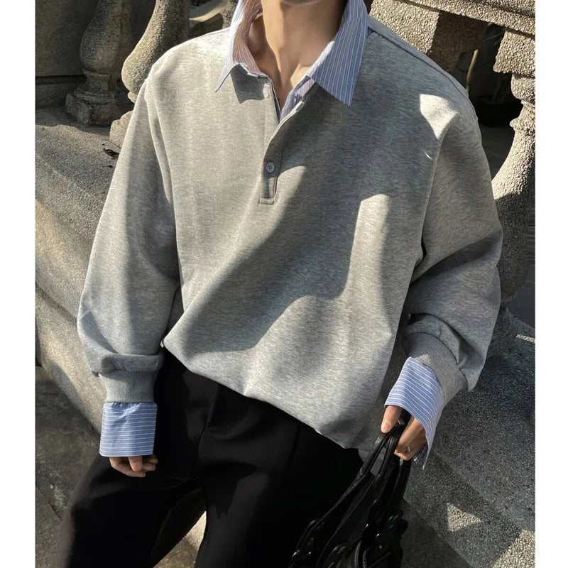 Y2K Spring Fake Two Pieces Jumper Sweater