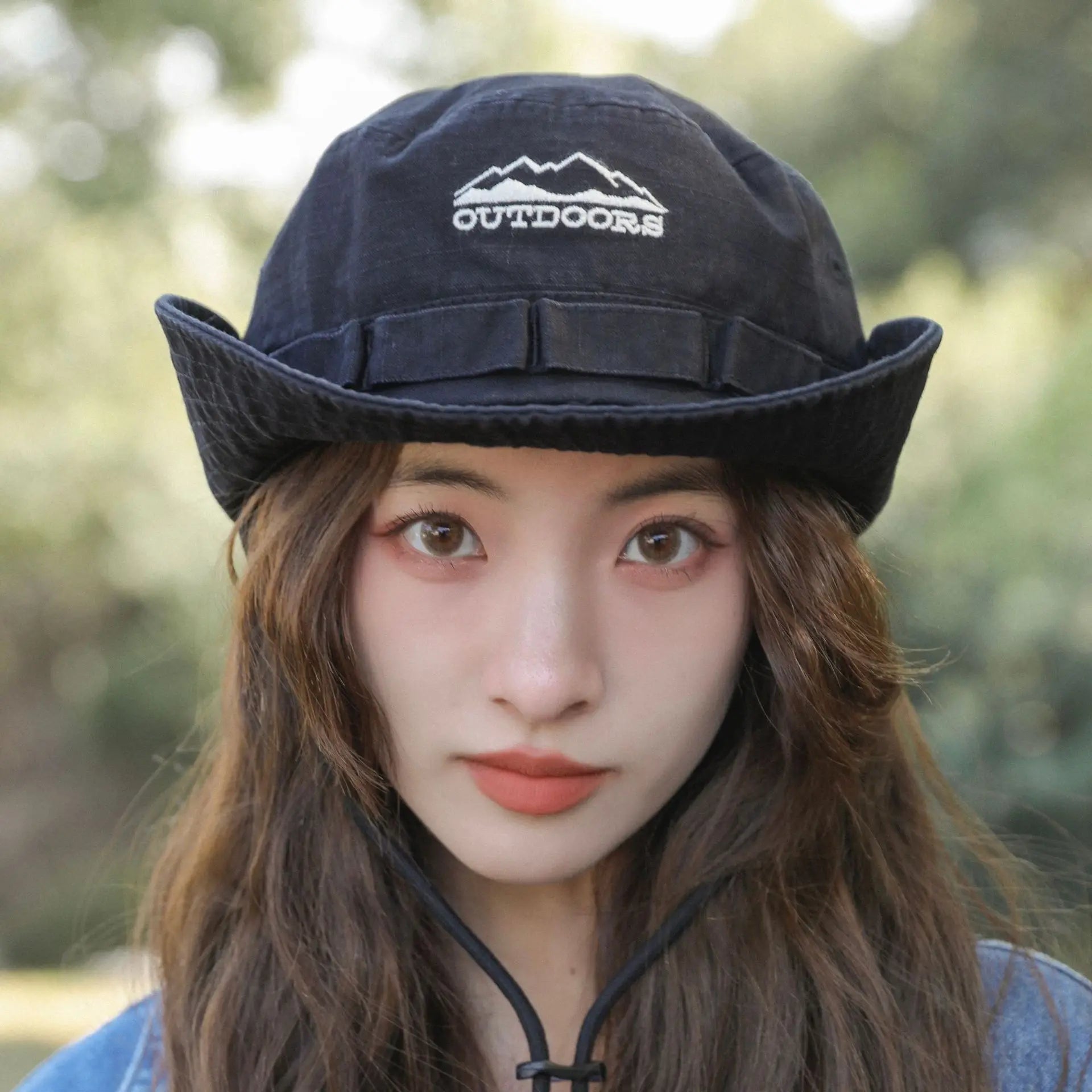 Y2K Stone-Washed Safari Bucket Hat