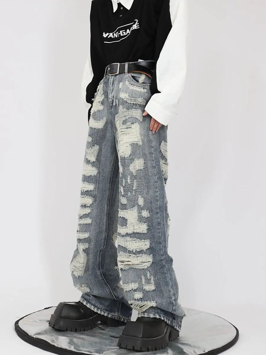 Y2K Ultra Ripped Baggy Jeans