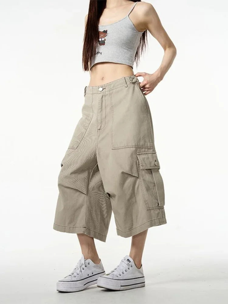 Y2K Vintage Baggy Cargo Shorts Jorts