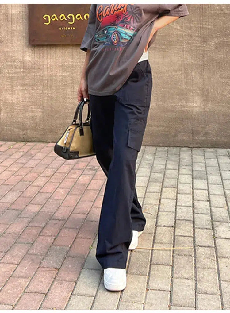 Y2K Womens Cargo Trousers