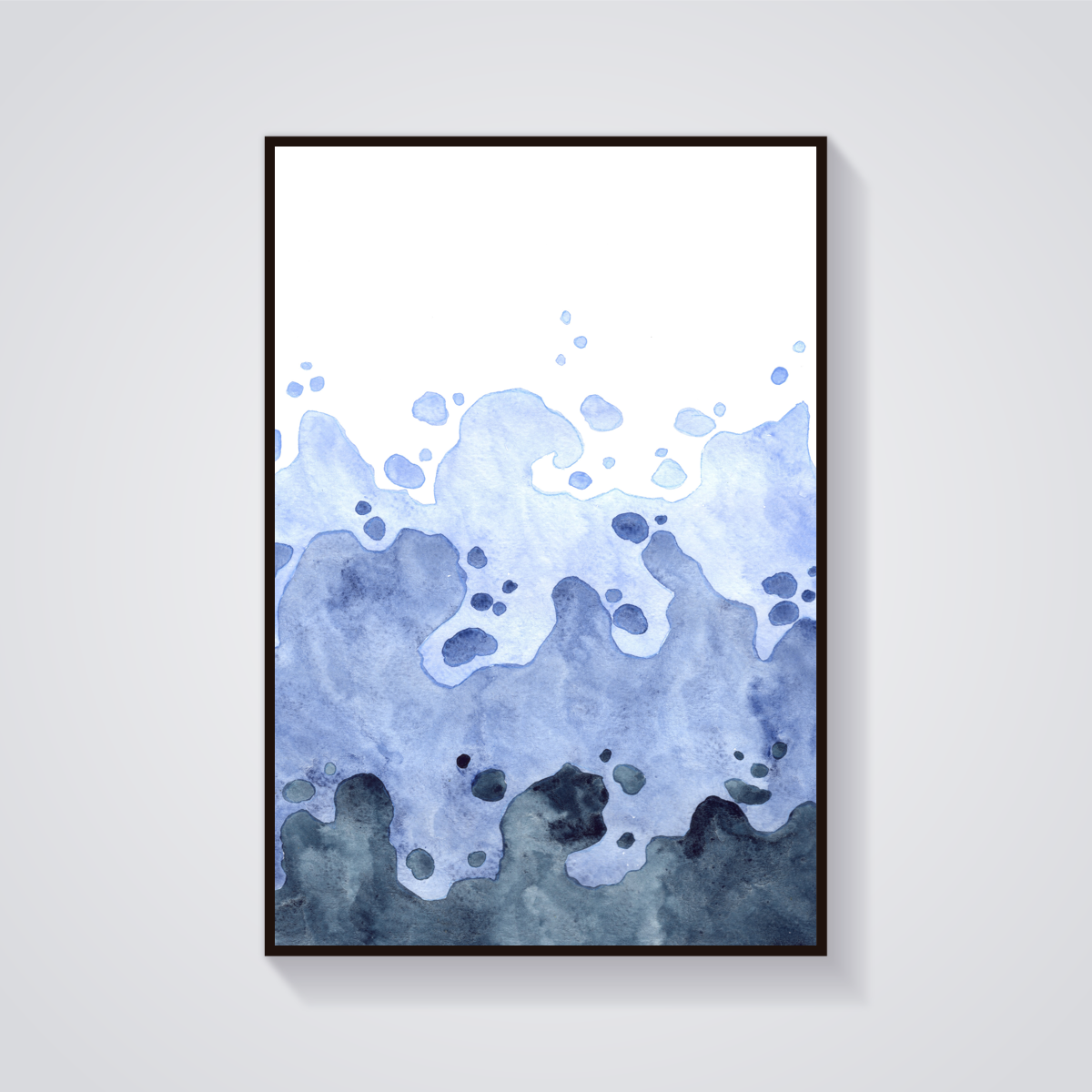 Coastal Watercolor Poster